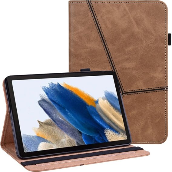 Husă pentru Samsung Galaxy Tab A9+, Butterfly, maro