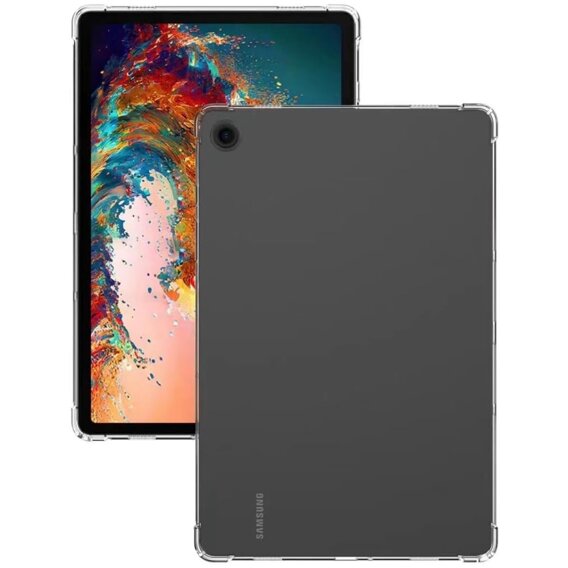 Husă pentru Samsung Galaxy Tab A9+, silicon, transparentă