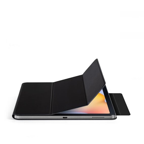 Husă pentru Samsung Galaxy Tab S6 Lite Tri-fold, Magnetic smartcase, negru