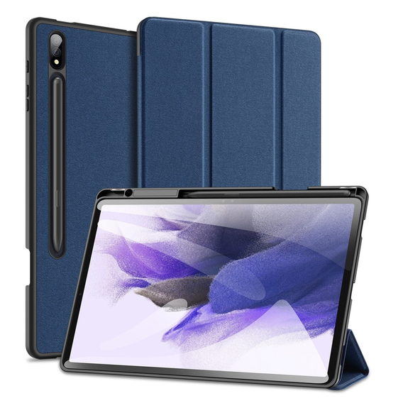 Husă pentru Samsung Galaxy Tab S9+, Dux Ducis Domo, albastru