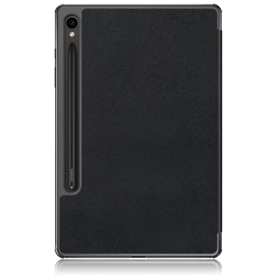 Husă pentru Samsung Galaxy Tab S9, Smartcase cu spațiu pentru stylus, negru