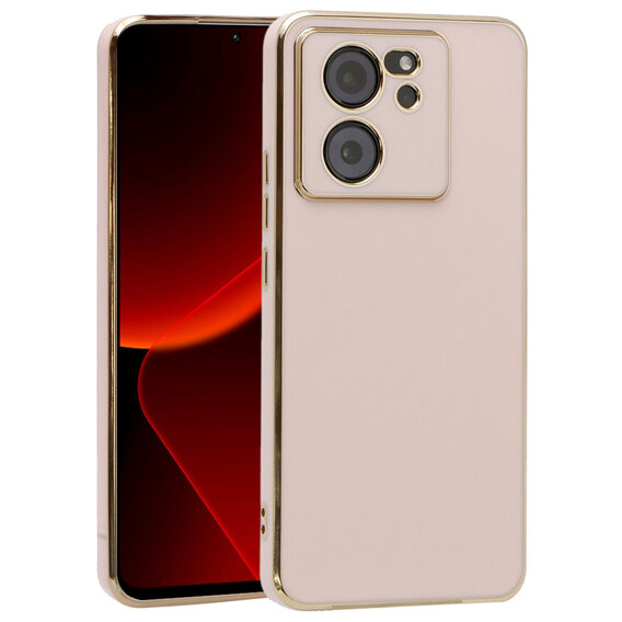 Husă pentru Xiaomi 13T / 13T Pro, Glamour CamShield, roz rose gold