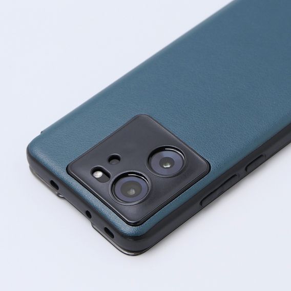 Husă pentru Xiaomi 13T / 13T Pro, cu clapetă Side View, verde