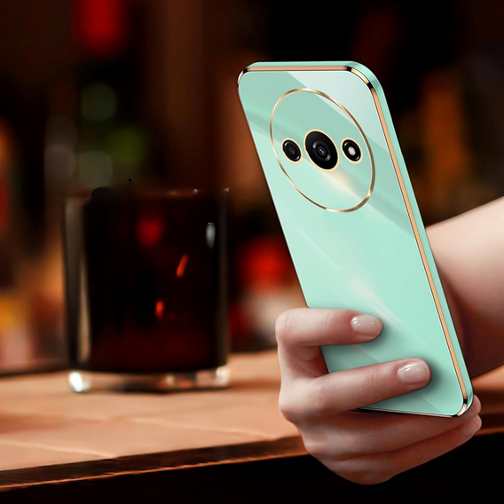 Husă pentru Xiaomi Redmi A3, Glamour CamShield, de mentă