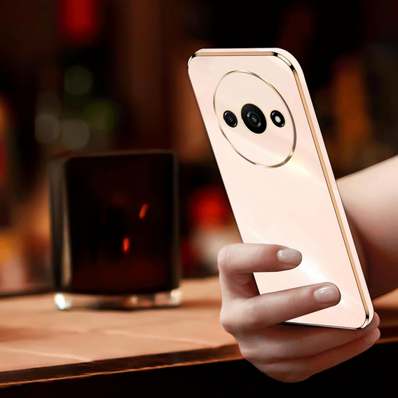 Husă pentru Xiaomi Redmi A3, Glamour CamShield, roz rose gold