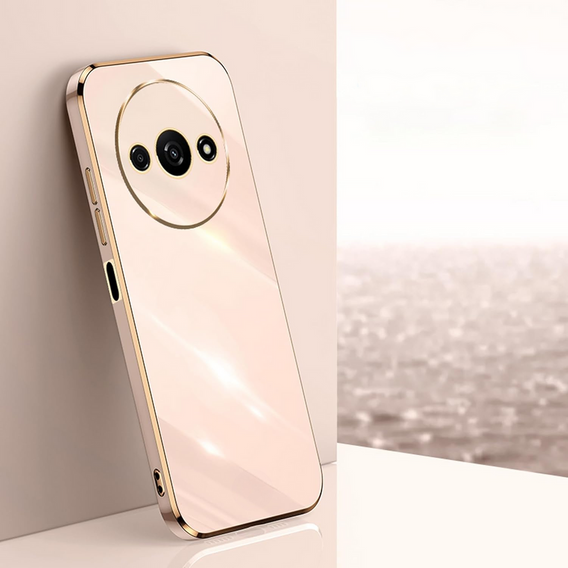 Husă pentru Xiaomi Redmi A3, Glamour CamShield, roz rose gold