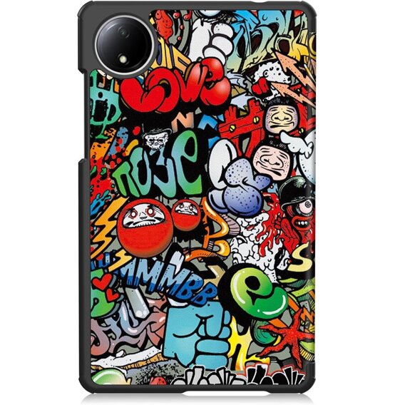 Husă pentru Xiaomi Redmi Pad SE 8.7, Smartcase, graffiti