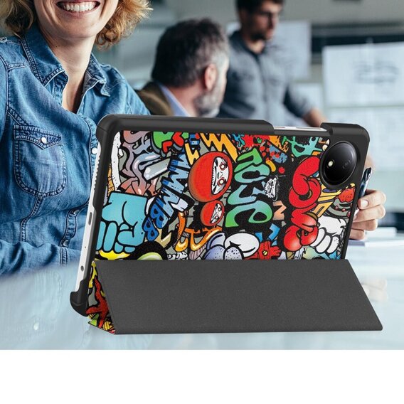 Husă pentru Xiaomi Redmi Pad SE 8.7, Smartcase, graffiti