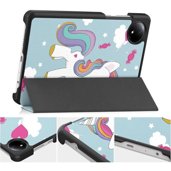 Husă pentru Xiaomi Redmi Pad SE 8.7, Smartcase, unicorn