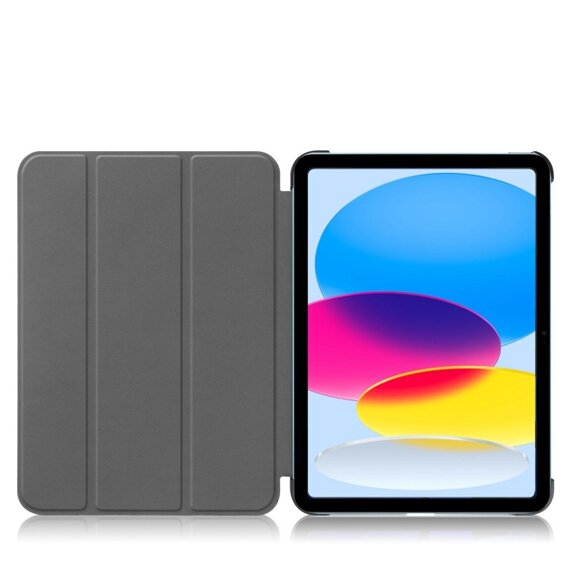 Husă pentru iPad 10.9 2022 10 Gen, Smartcase cu spațiu pentru stylus, gri