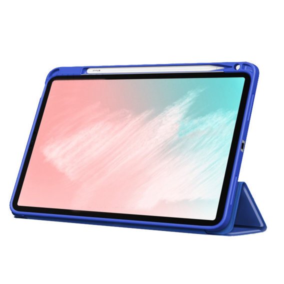 Husă pentru iPad Air 4 2020 / Air 5 2022 10.9", Smartcase cu spațiu pentru stylus, albastru