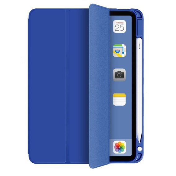 Husă pentru iPad Air 4 2020 / Air 5 2022 10.9", Smartcase cu spațiu pentru stylus, albastru