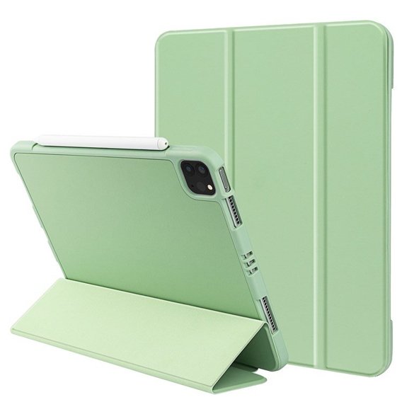 Husă pentru iPad Pro 11 2021/2022, Smartcase cu spațiu pentru stylus, verde