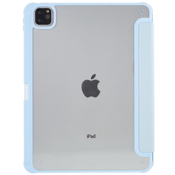 Husă pentru iPad Pro 11 2022 / 2021 / 2020 / 2018, Smartcase Hybrid, cu spațiu pentru stylus, albastru