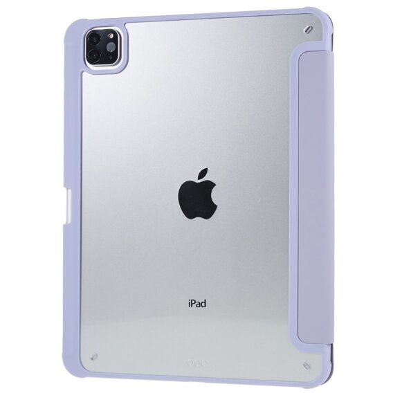 Husă pentru iPad Pro 11 2022 / 2021 / 2020 / 2018, Smartcase Hybrid, cu spațiu pentru stylus, violet