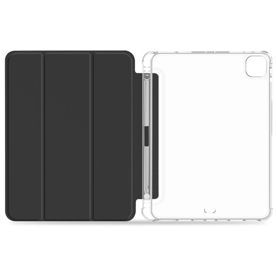 Husă pentru iPad Pro 11 2022 / 2021 / 2020, Smartcase Hybrid, cu spațiu pentru stylus, negru