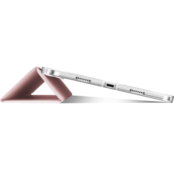 Husă pentru iPad Pro 11 2022 / 2021 / 2020, Smartcase Hybrid, cu spațiu pentru stylus, roz