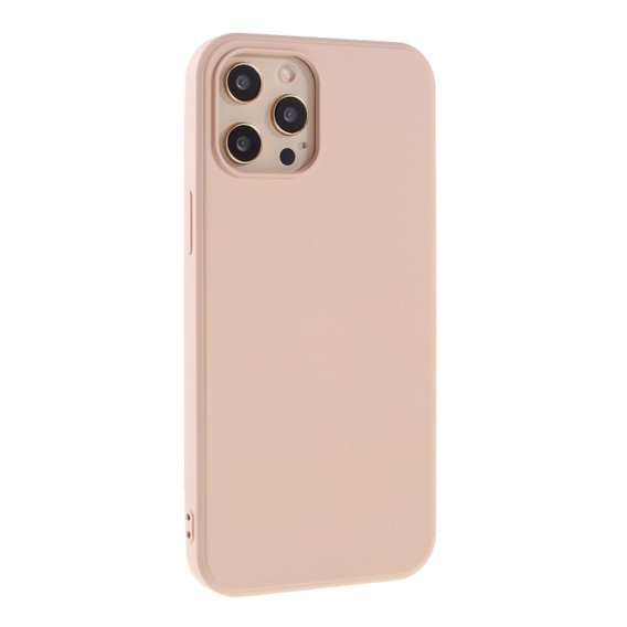 Husa pentru iPhone 12/12 Pro, Silicone Lite, roz deschis