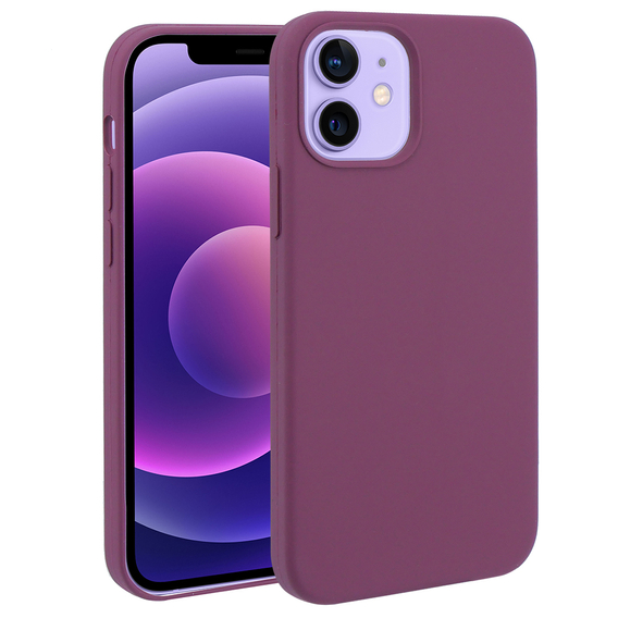 Husa pentru iPhone 12/12 Pro, Silicone Lite, violet