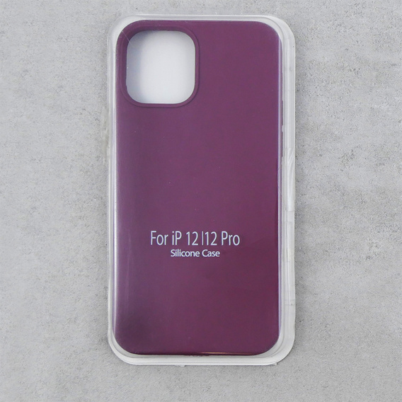 Husa pentru iPhone 12/12 Pro, Silicone Lite, violet