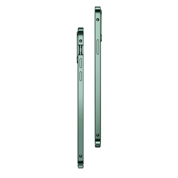 Husa pentru iPhone 12 Mini, Magnetic Dual Glass, verde