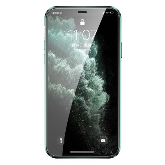 Husa pentru iPhone 12 Mini, Magnetic Dual Glass, verde