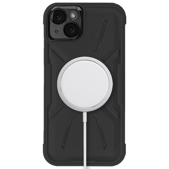 Husă pentru iPhone 15, ERBORD Armor Mag, negru