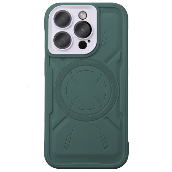 Husă pentru iPhone 15 Pro, ERBORD Armor Mag, verde