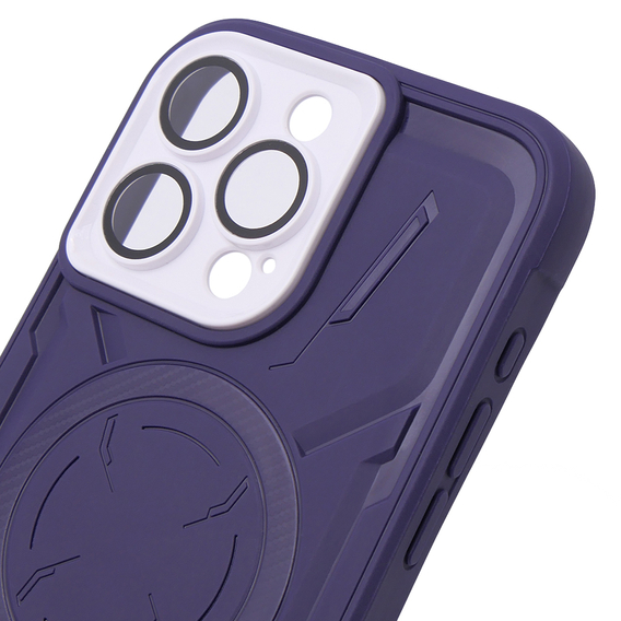 Husă pentru iPhone 15 Pro, ERBORD Armor Mag, violet