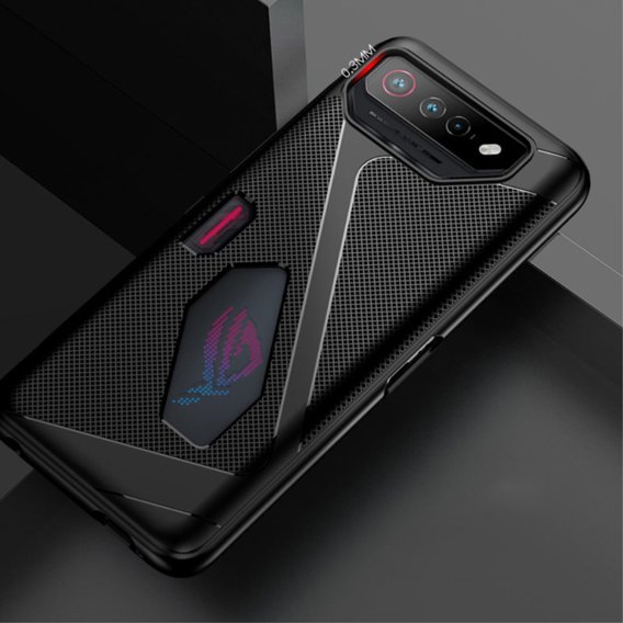 Huse pentru ASUS ROG Phone 8 Pro, Carbon Gel, negru