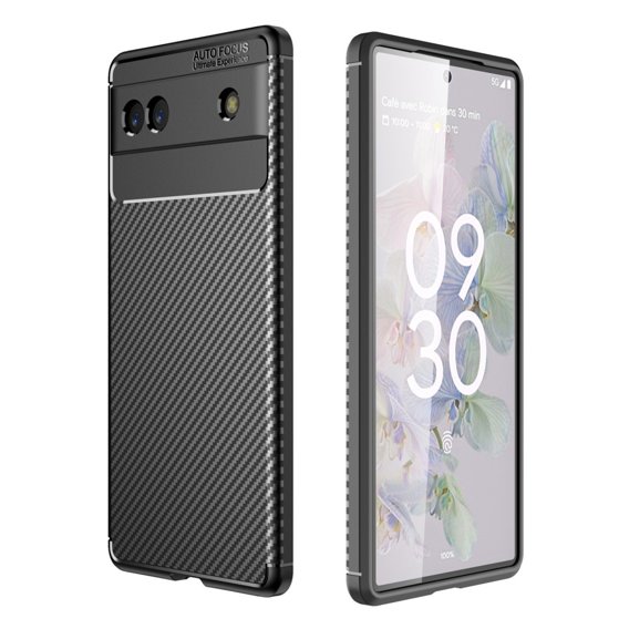 Huse pentru Google Pixel 6A, Carbon Gel, negru