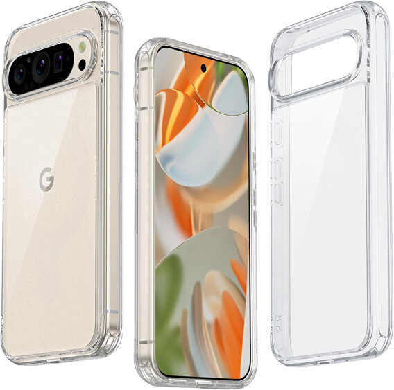 Huse pentru Google Pixel 9 Pro XL, Fusion Hybrid, transparentă