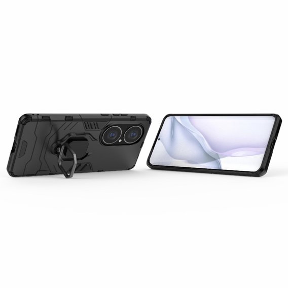 Huse pentru Huawei P50 Pro, Kickstand Ring, negru