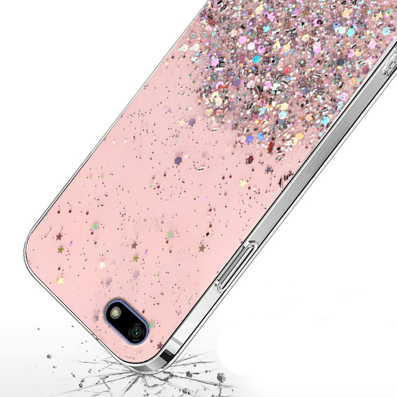 Huse pentru Huawei Y5 2018, Glittery, roz