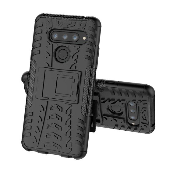 Huse pentru LG V40 ThinQ, Tire Armor, negru