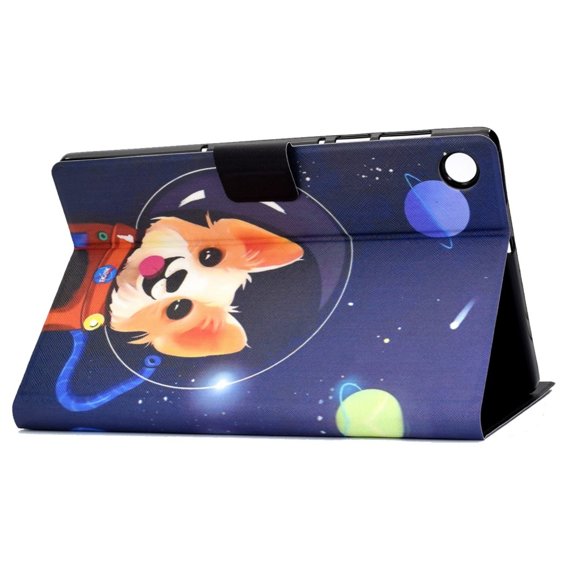 Huse pentru Lenovo Tab M10 Plus 10.6 Gen 3 125F/128F, Stand Case Card Slot, astronaut dog