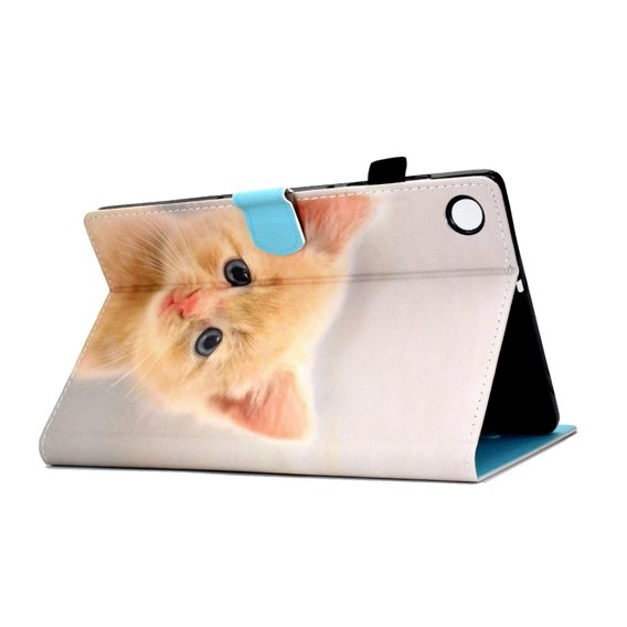 Huse pentru Lenovo Tab M10 Plus 10.6 Gen 3 125F/128F, Stand Case, sweet cat