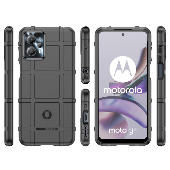 Huse pentru Motorola Moto G13 / G23, Rugged Shield, negru