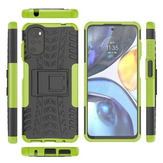 Huse pentru Motorola Moto G22, Tire Armor, verde