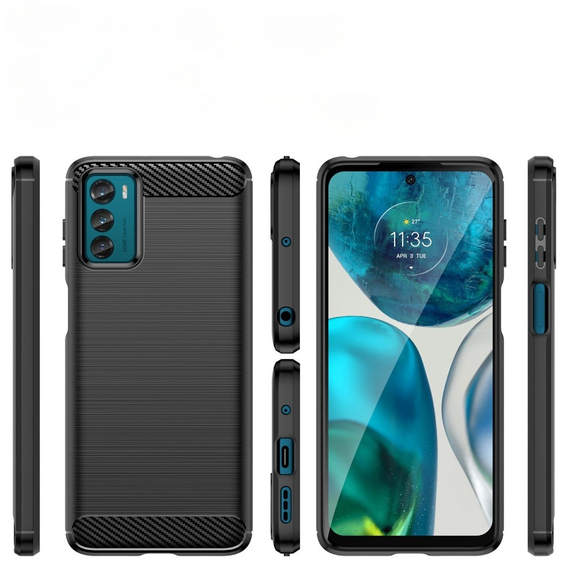 Huse pentru Motorola Moto G42 4G, Carbon, negru