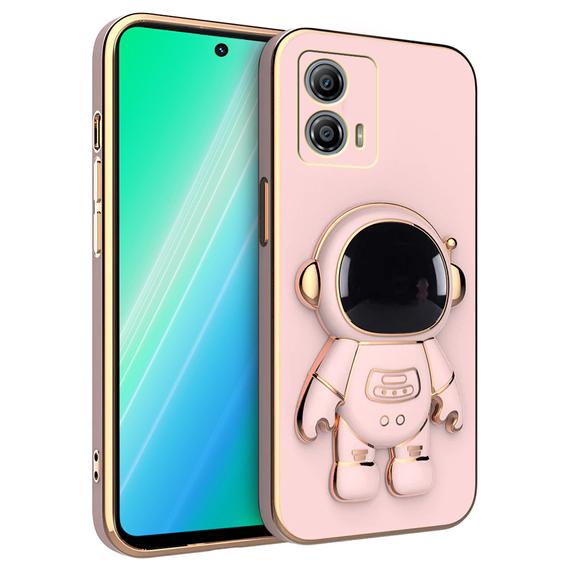 Huse pentru Motorola Moto G53 5G, Astronaut, roz rose gold