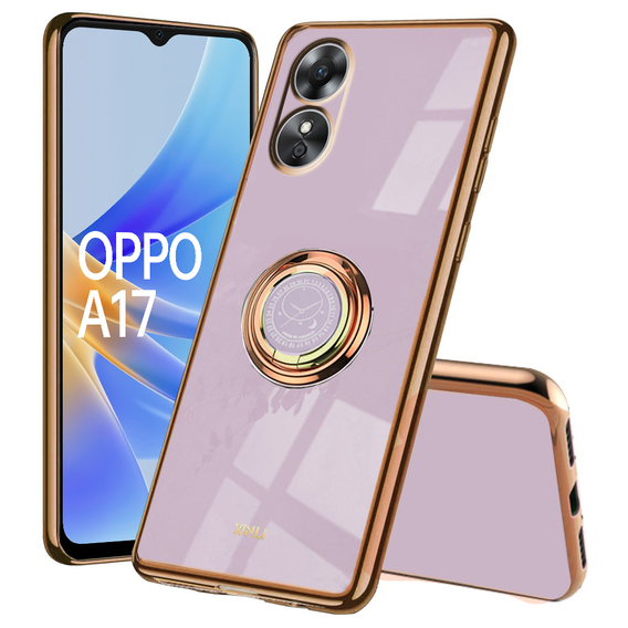 Huse pentru Oppo A17, Electro Ring, violet