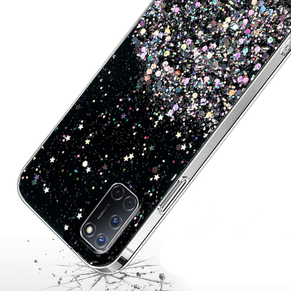 Huse pentru Oppo A52 / A92 / A72, Glittery, negru