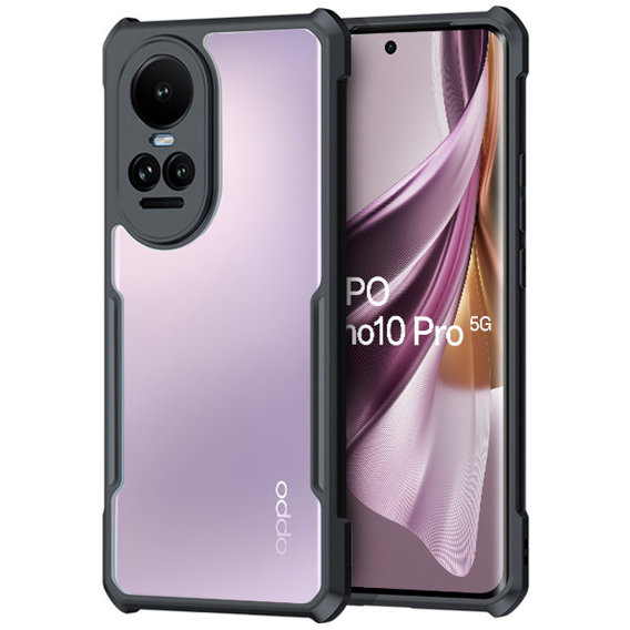 Huse pentru Oppo Reno 10 Pro, AntiDrop Hybrid, negru