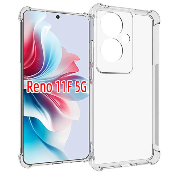 Huse pentru Oppo Reno 11F 5G, Dropproof, transparentă