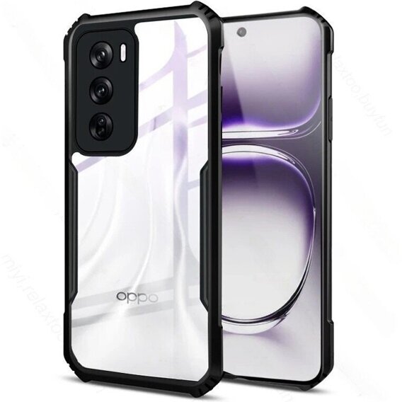 Huse pentru Oppo Reno 12 Pro, AntiDrop Hybrid, negru