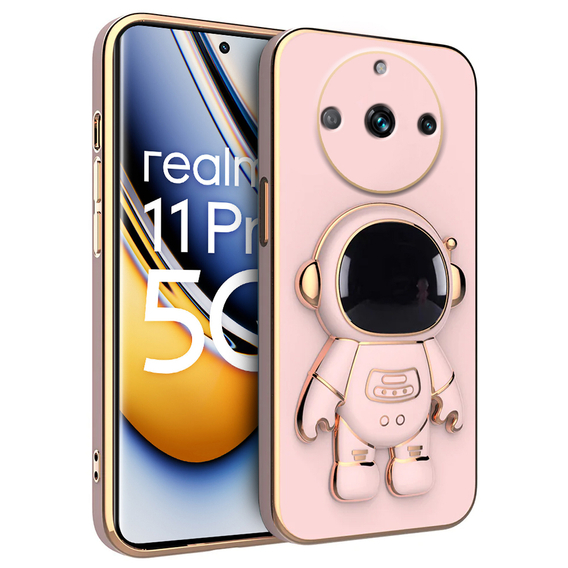 Huse pentru Realme 11 Pro / 11 Pro +, Astronaut, roz