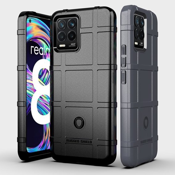 Huse pentru Realme 8/8 Pro, Rugged Shield, negru