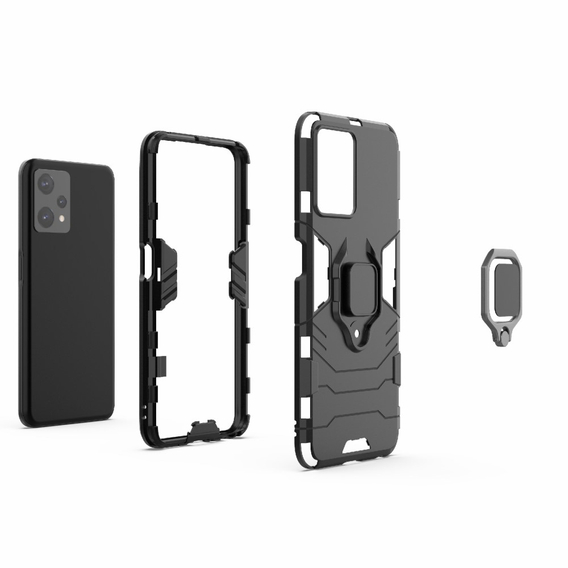 Huse pentru Realme 9 Pro / OnePlus Nord CE 2 Lite 5G, Kickstand Ring, negru