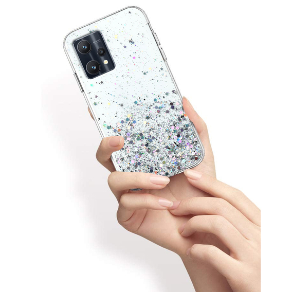 Huse pentru Realme 9 Pro+ Plus / Realme 9 4G, Glittery, transparentă